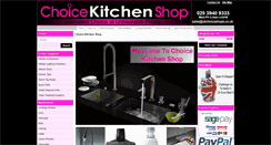 Desktop Screenshot of choicekitchenshop.co.uk